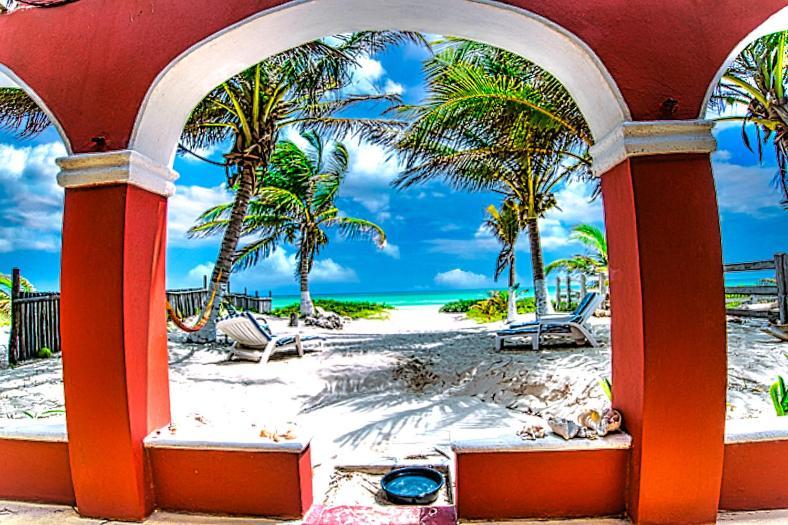 Beachfront Hacienda Del Cuyo Groundfloor 外观 照片