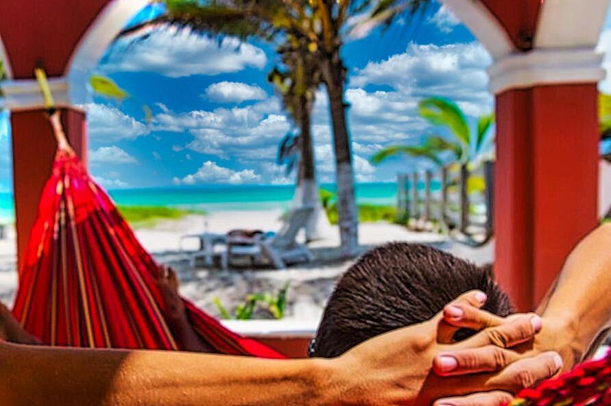 Beachfront Hacienda Del Cuyo Groundfloor 外观 照片