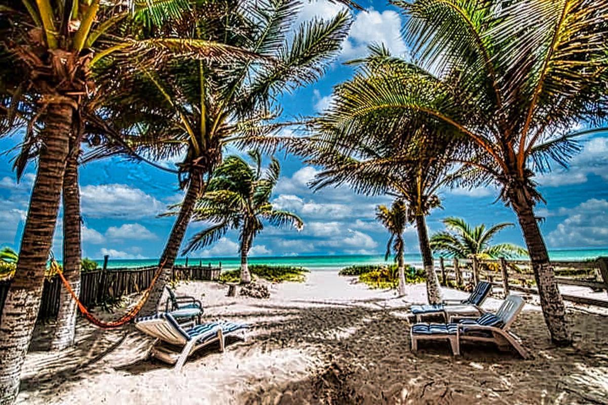 Beachfront Hacienda Del Cuyo Groundfloor 外观 照片