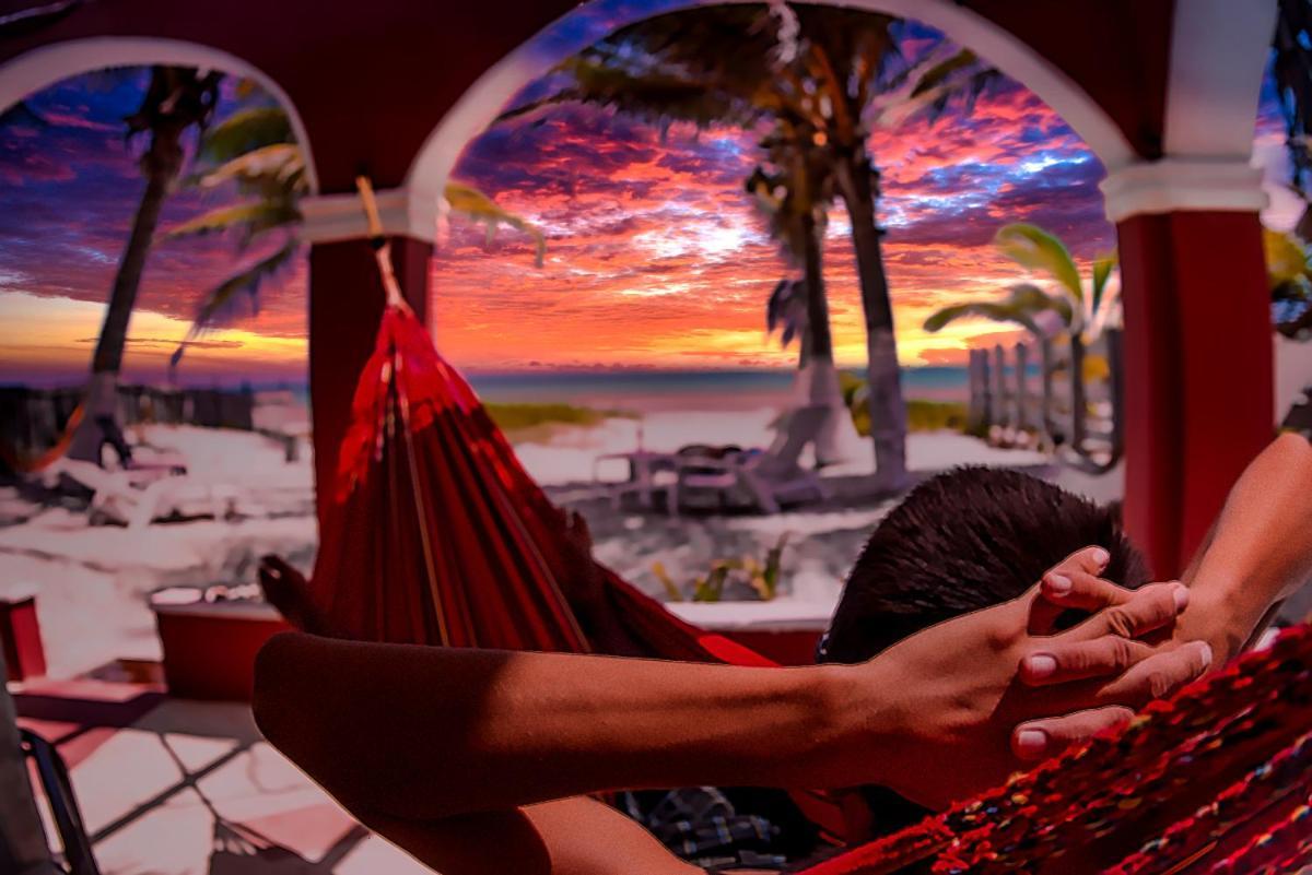 Beachfront Hacienda Del Cuyo Groundfloor 外观 照片