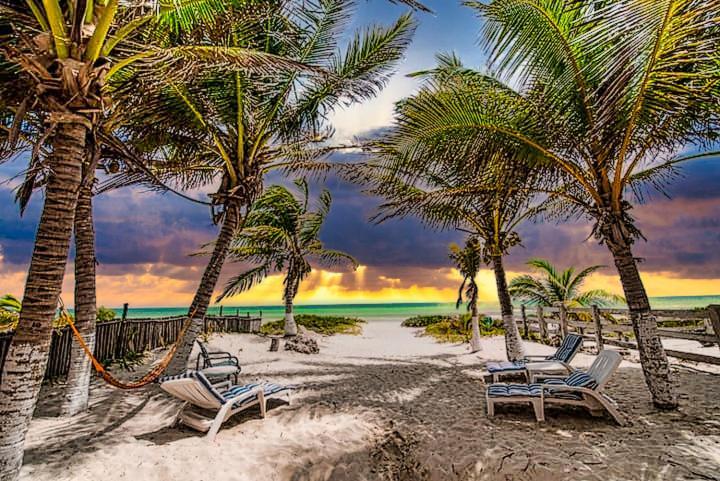 Beachfront Hacienda Del Cuyo Groundfloor 外观 照片